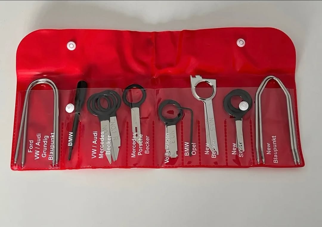 Car Vehicle Radio Removal Toolkit 18 Pieces Trim Tool