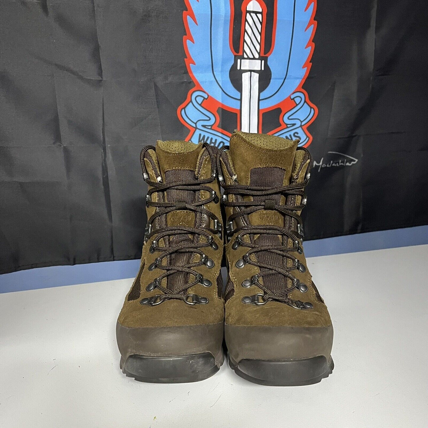 ITURRI Desert Brown Suede High Liability Boots British Army Surplus Male - Sizes