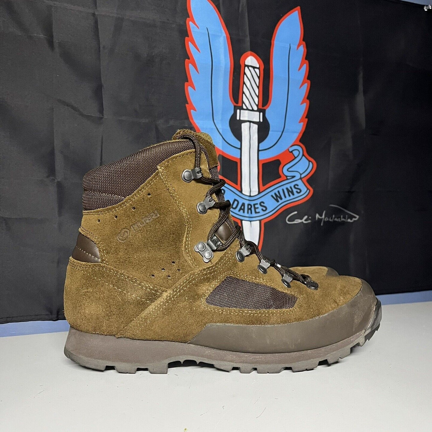 ITURRI Desert Brown Suede High Liability Boots British Army Surplus Male - Sizes