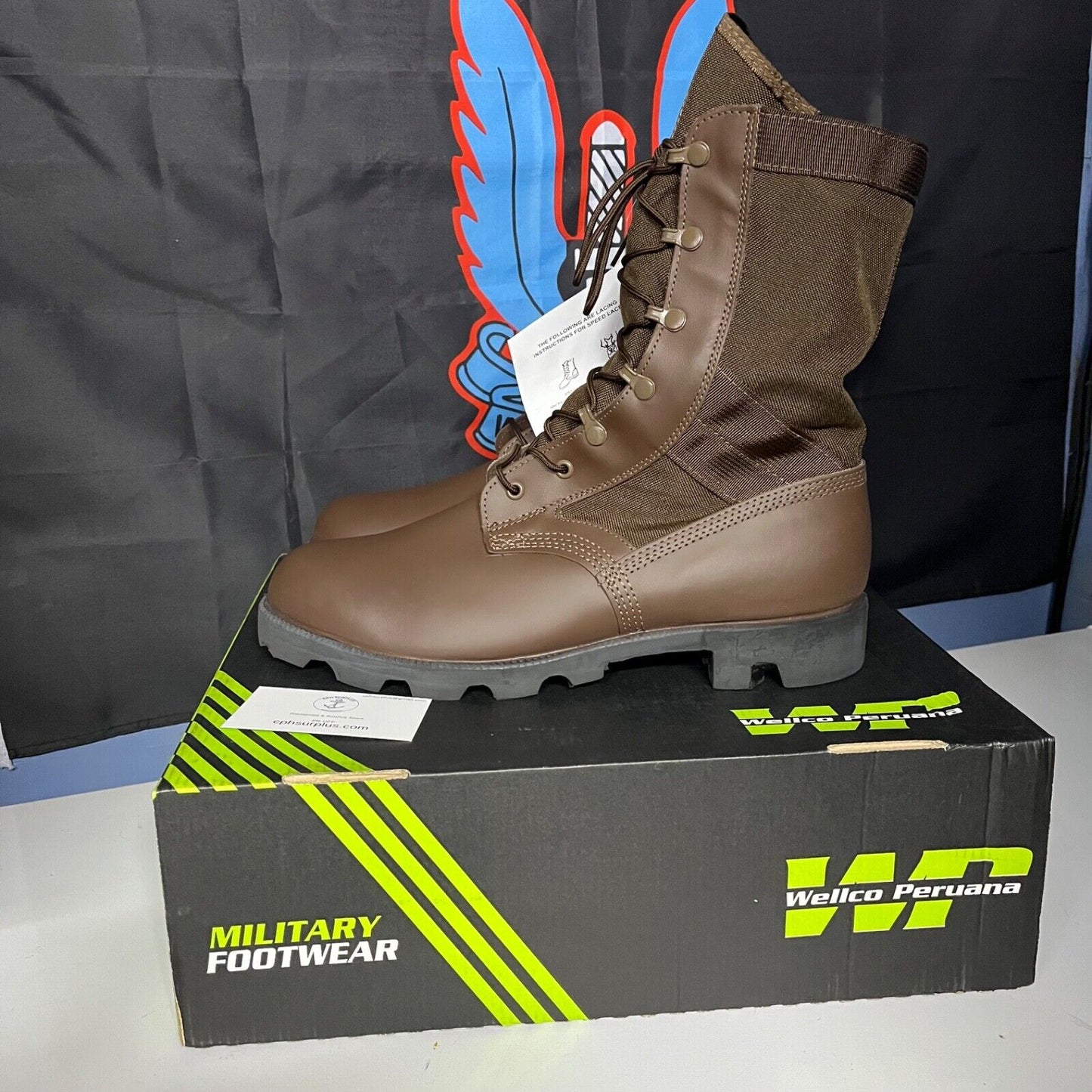 Wellco Jungle Boots Hot Weather WP Brown Black British Army NEW - UK Sizes