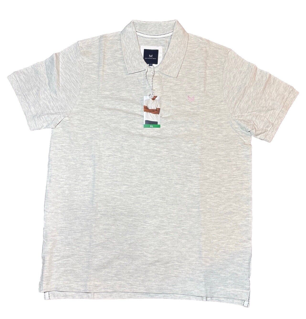 Crew Clothing Company Mens Polo Shirt Top - Marl - BNWT - Sizes Large L XL XXL
