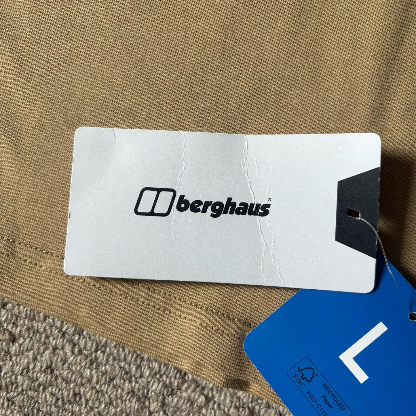Berghaus T-Shirt Fangs Peak Natural New Season Men - Sizes - Brand new