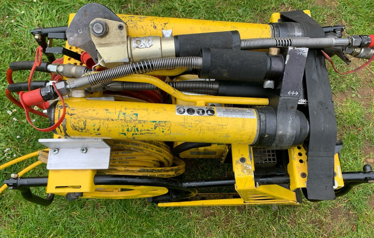 Jaws of Life Fire and Rescue Rams Pedal Cutter Weber Hydraulic