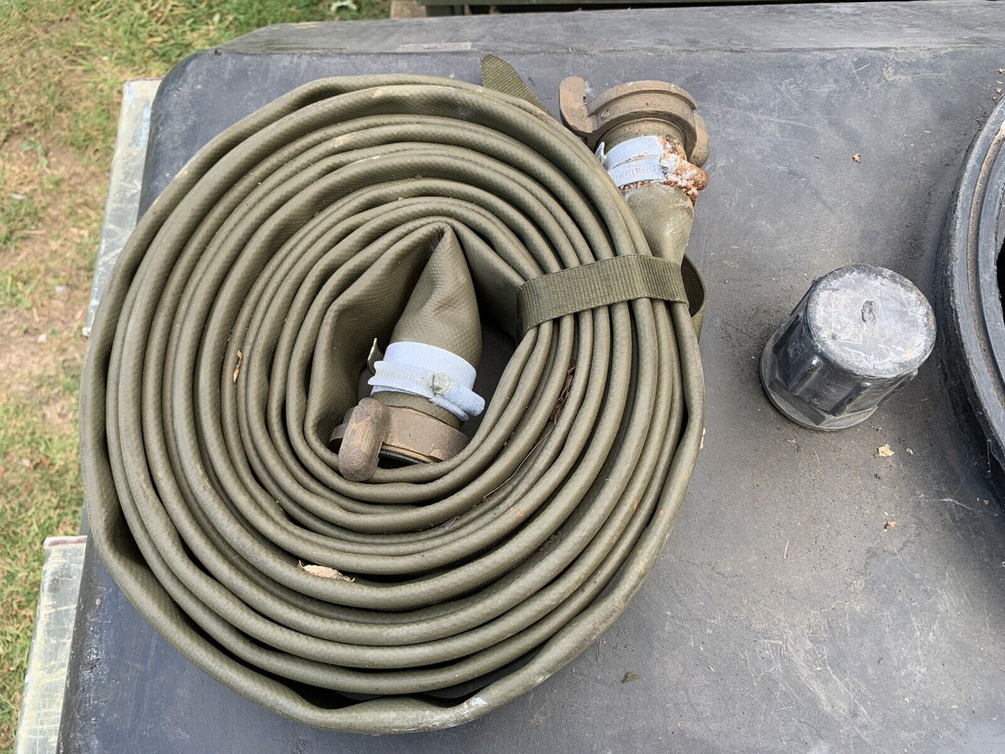 British Army Large Water Butt Bowser Tank 680 Ltr Prepper Storage IBC Tank