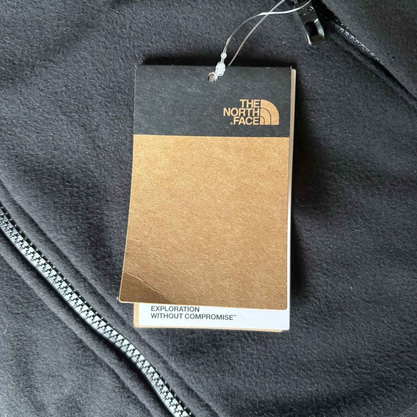 The North Face Fleece Jacket Jumper Womens Black Full Zip New Glacier