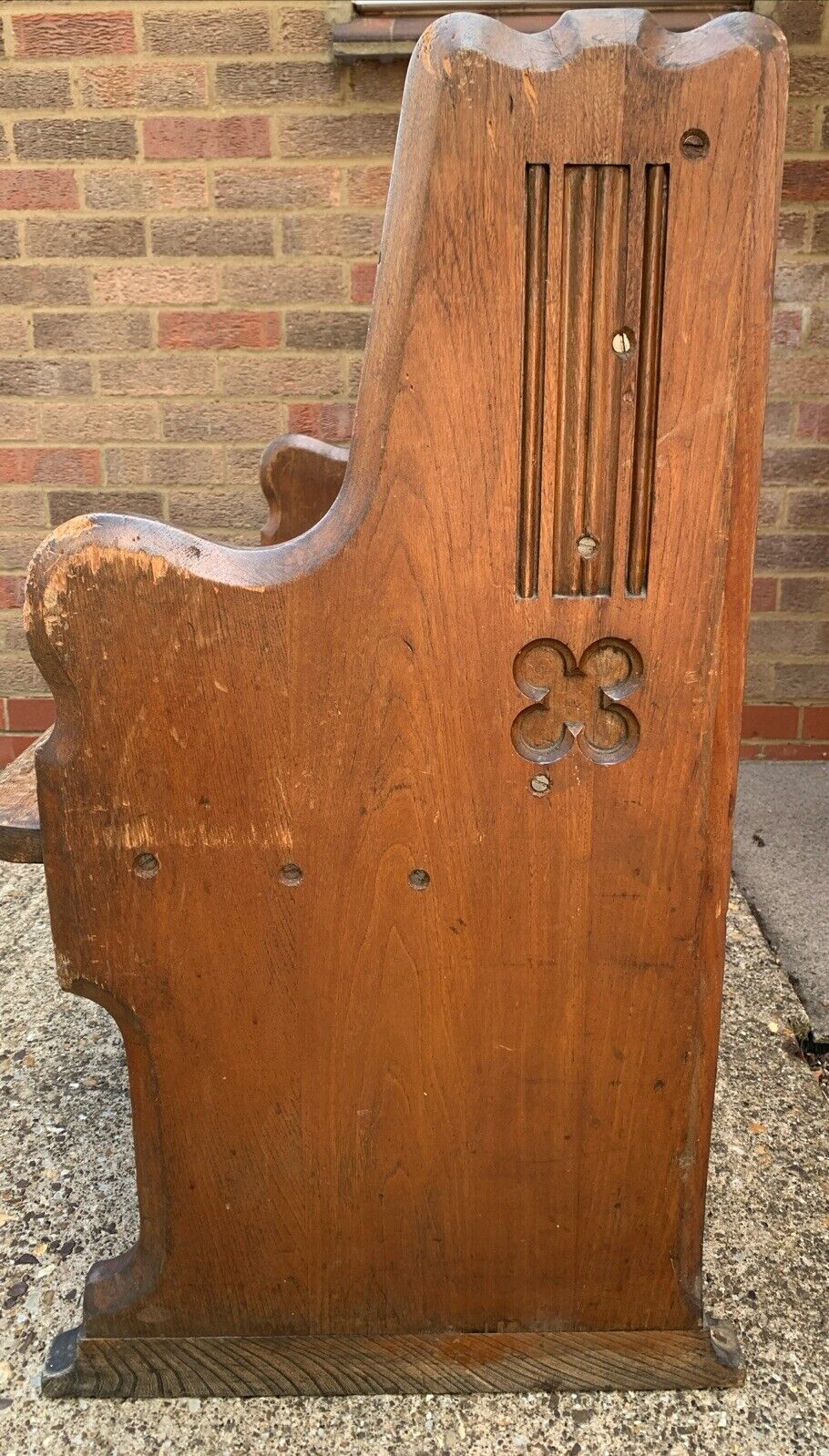 Chuch Pew 46”wide Great For Hallway Seat Lounge Home Decor Antique Furniture
