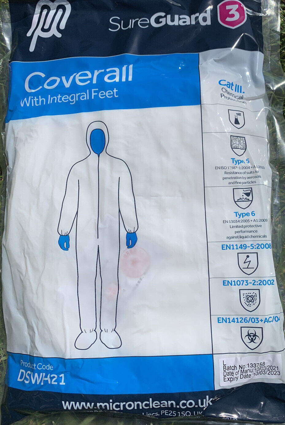 Coverall Spray Suit For Painting DIY Protection Sureguard 3 Cleaner NEW CHEAP