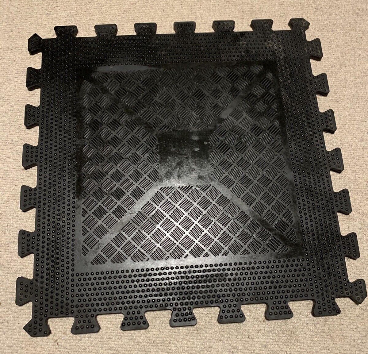 Solid Rubber Flooring Heavy Duty Gym Mats Garage Horse Flooring Tiles Industrial