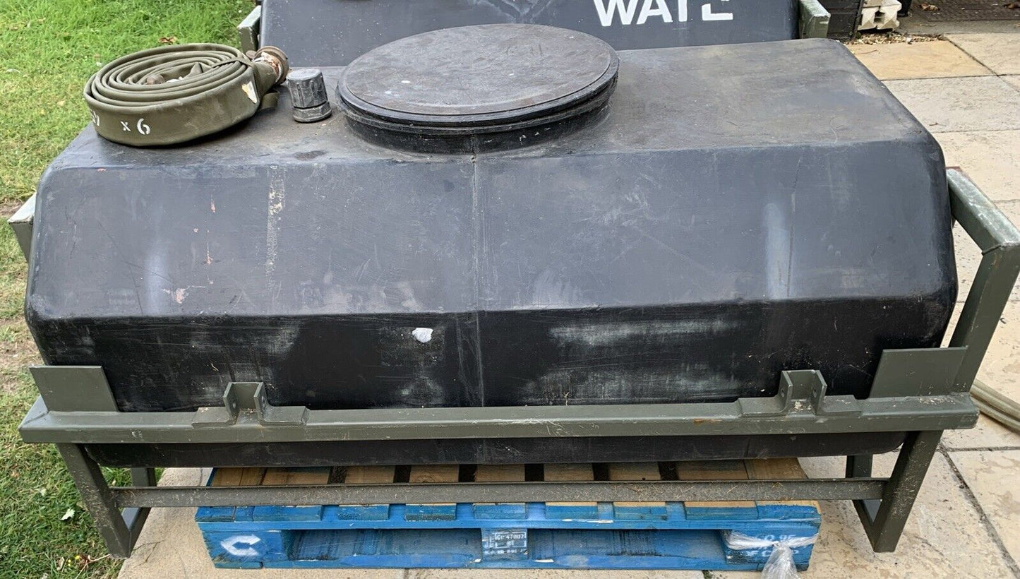 British Army Large Water Butt Bowser Tank 680 Ltr Prepper Storage IBC Tank