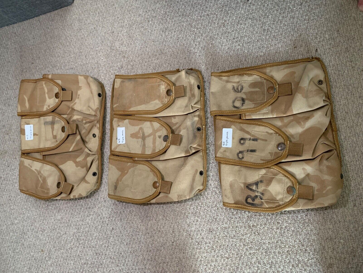 British Military Desert DPM Osprey VARIOUS Ammo Ammunition Pouch Webbing Bags