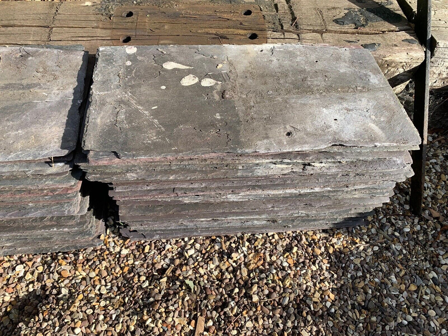 RECLAIMED ROOF SLATES SLATE ROOF TILES 22” X 11” Garden