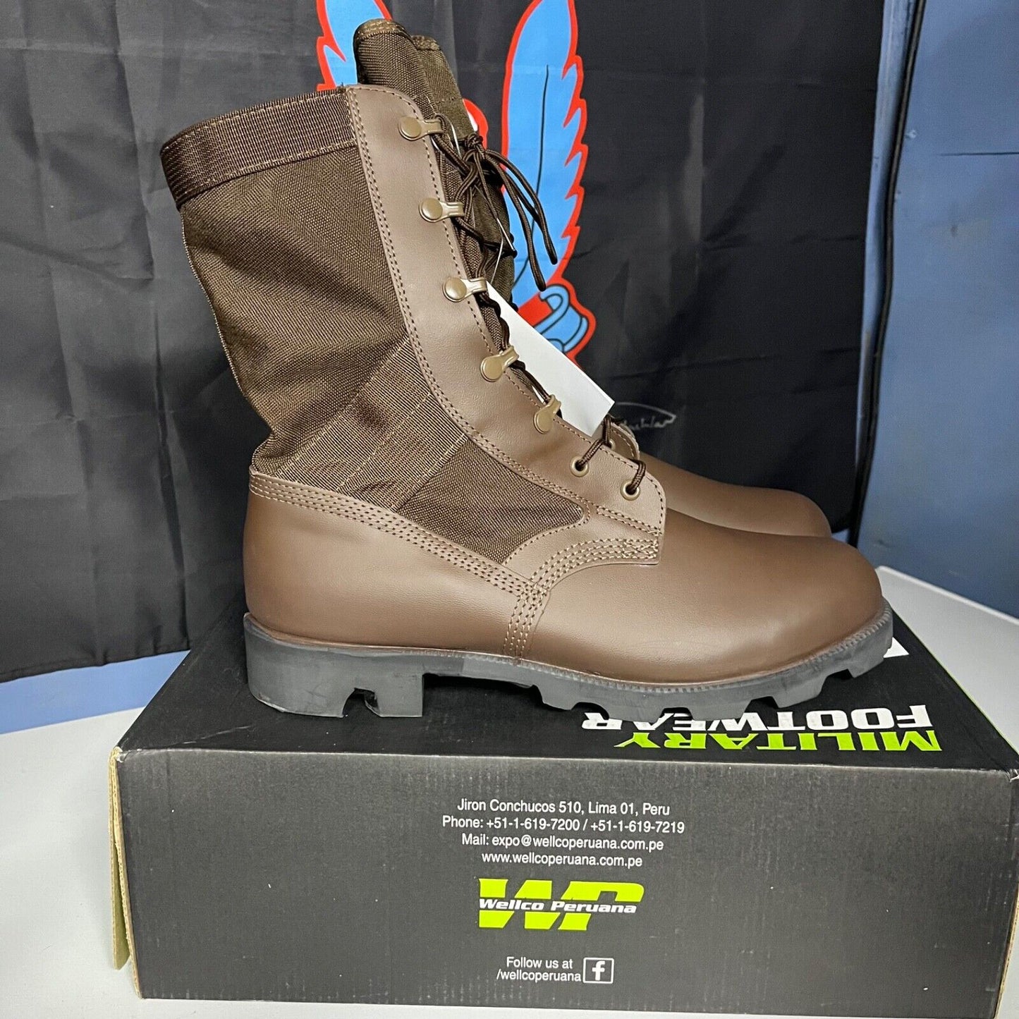 Wellco Jungle Boots Hot Weather WP Brown Black British Army NEW - UK Sizes