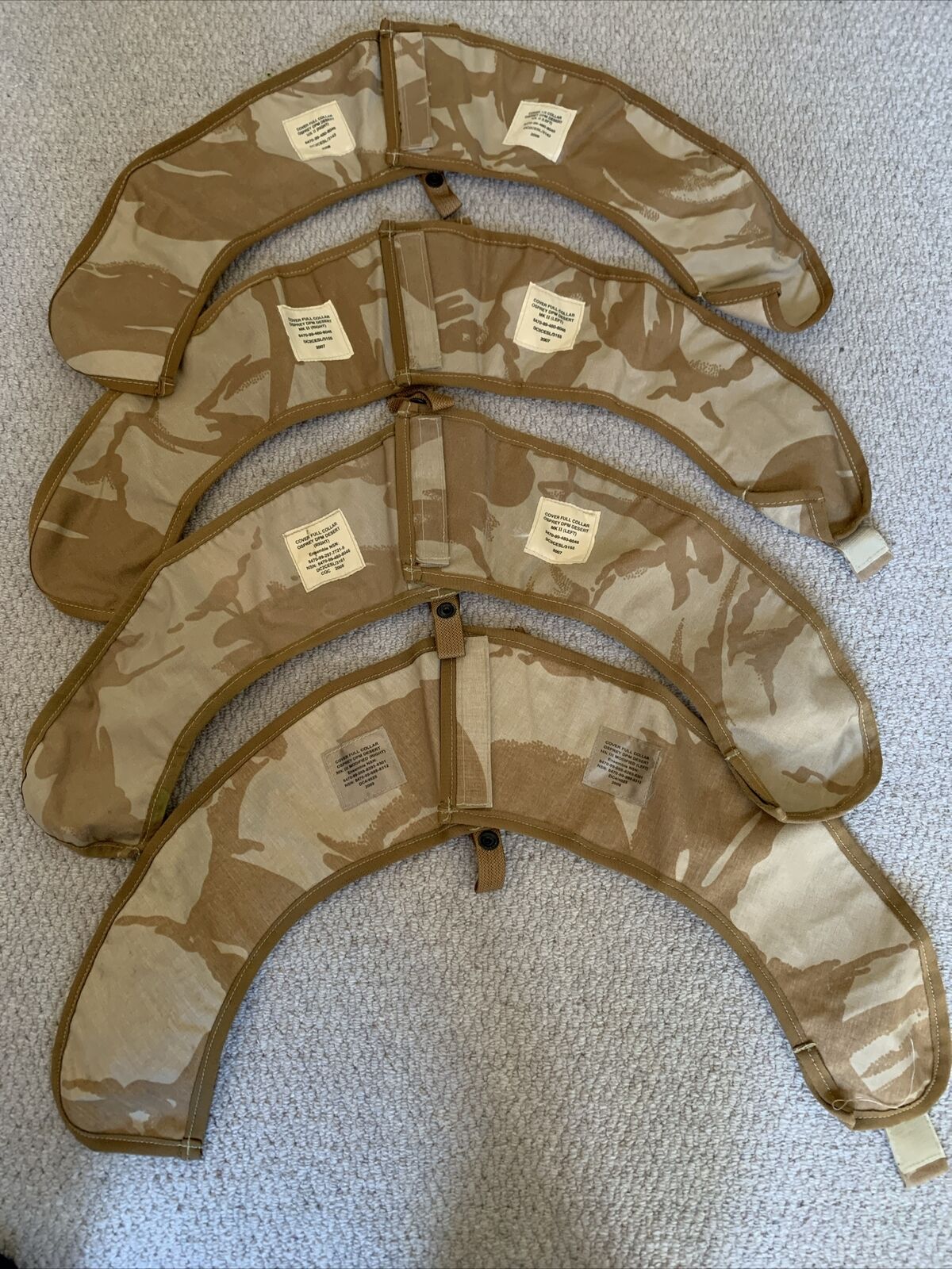British Army Osprey MK2 BODY ARMOUR Full COLLAR COVER - DESERT DPM -