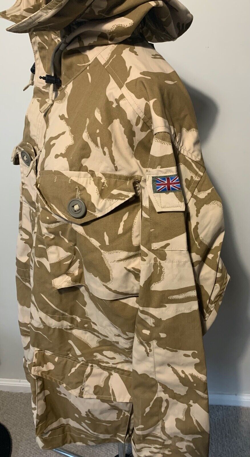 British Army - Desert DP Camo Combat Smock Windproof Jacket Cadets Detectorist