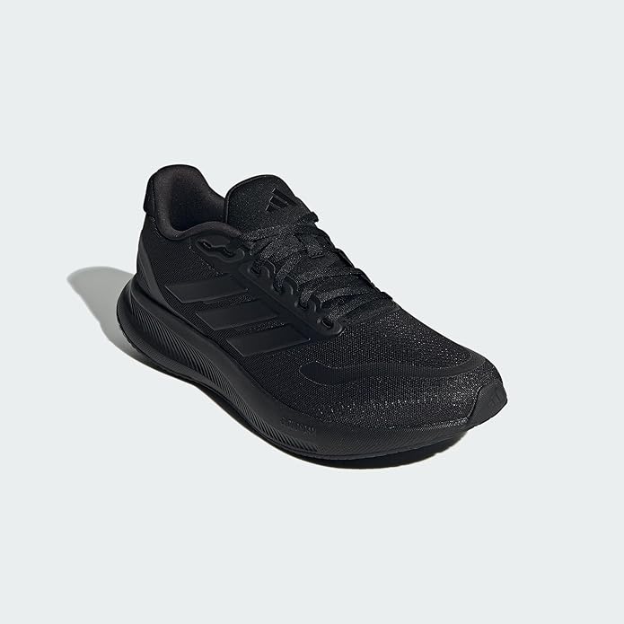 Adidas Runfalcon 5 Mens Trainers Black - Sizes - New