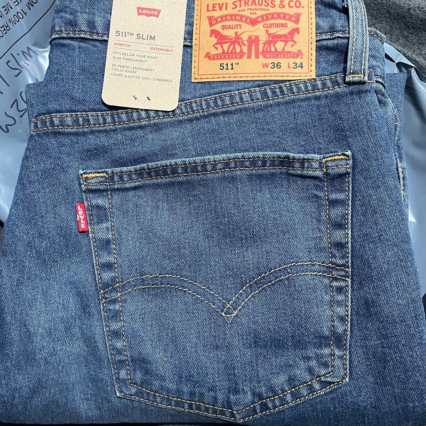 Levi’s Men’s Levi’s Jeans – Blue & Black – New – 505, 511 & More Various Sizes