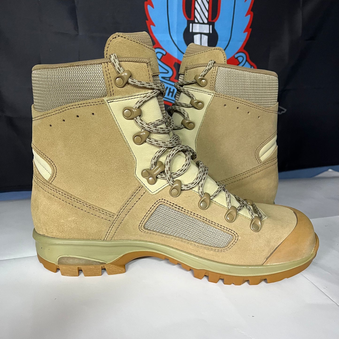 LOWA Elite British Army Desert Beige Male Military Boots UK 11.5M Supergrade