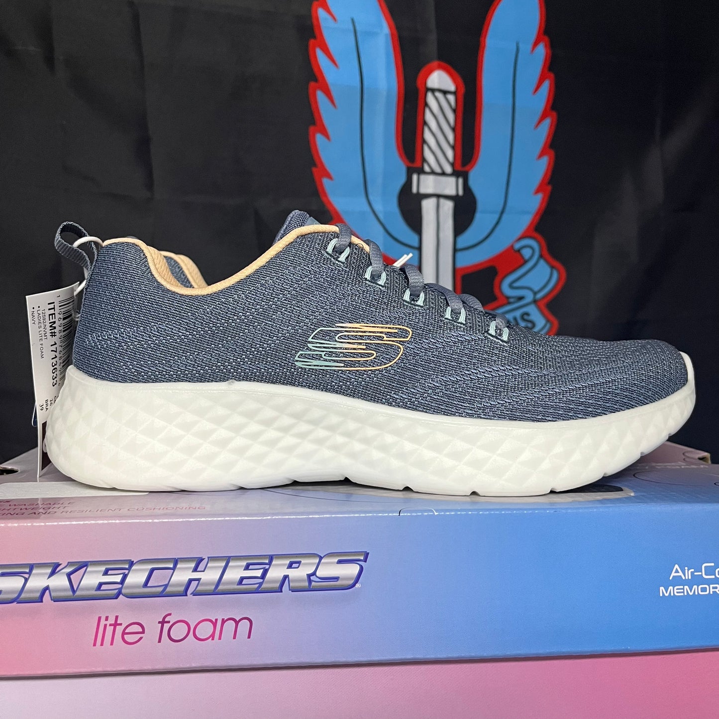Skechers Ladies Lite Foam Trainers - Brand New - Colours - Sizes