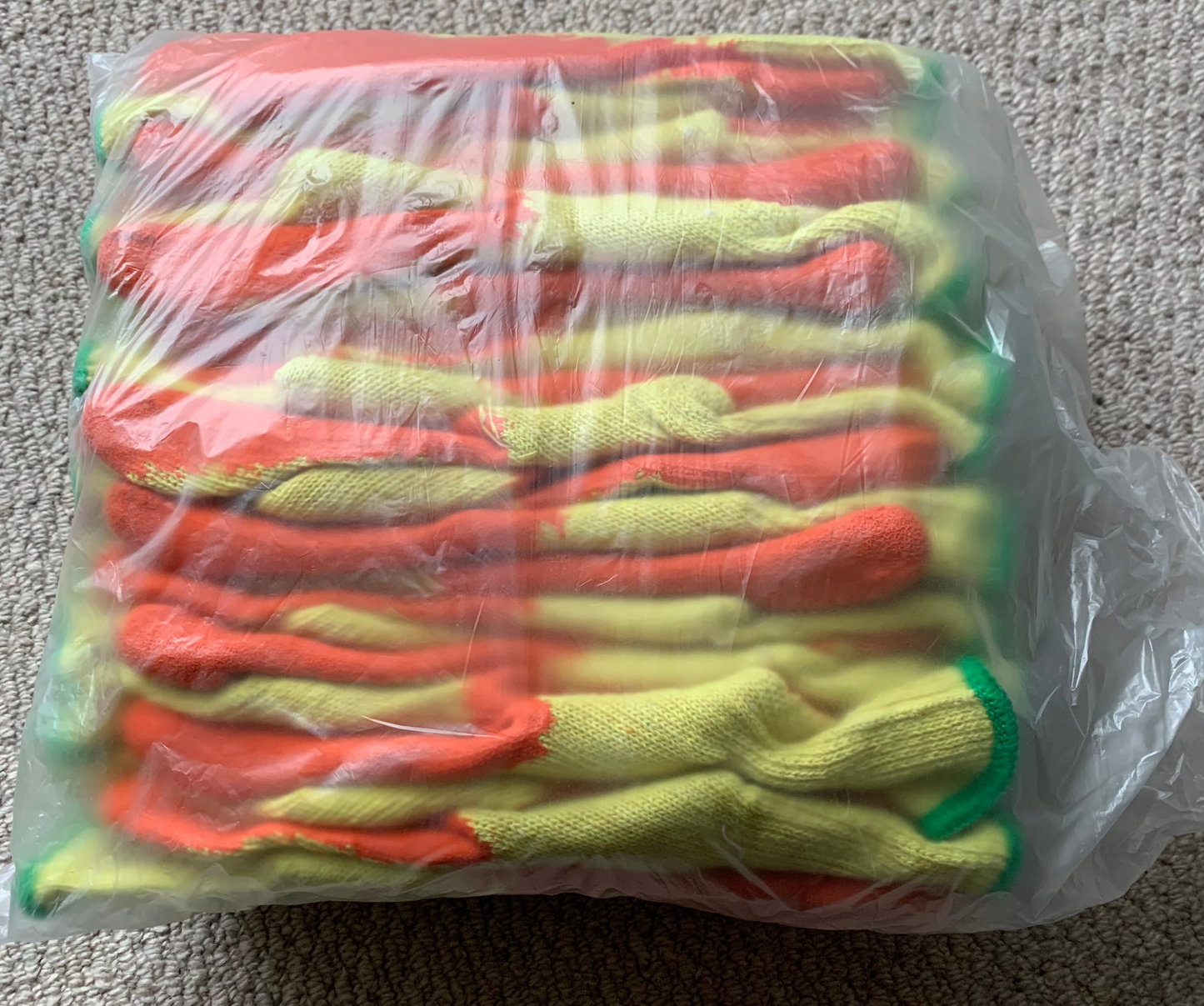 Bundle of 12 Pairs of Work Gloves by Neilsen or Safe-T crinkle latex