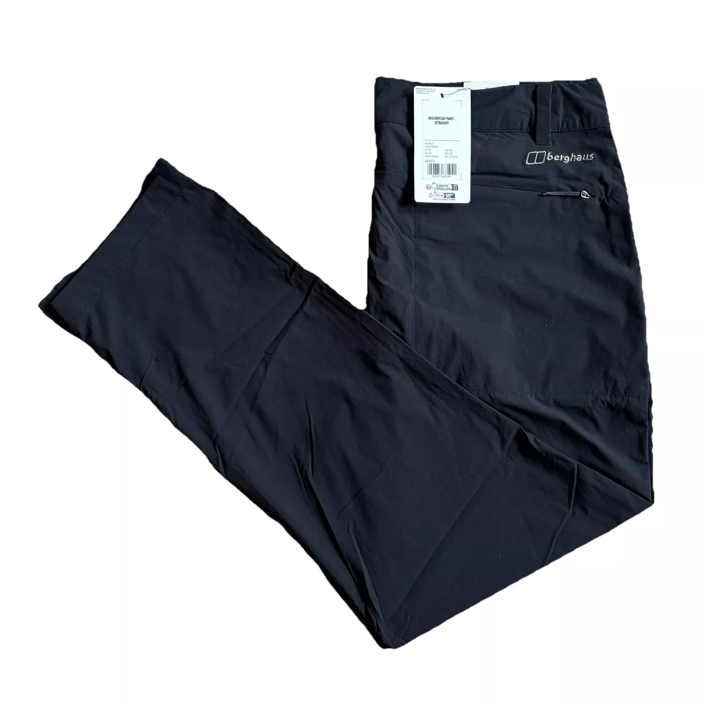 Berghaus Mens Everyday Straight Trousers Pants Black - Sizes - BNWT