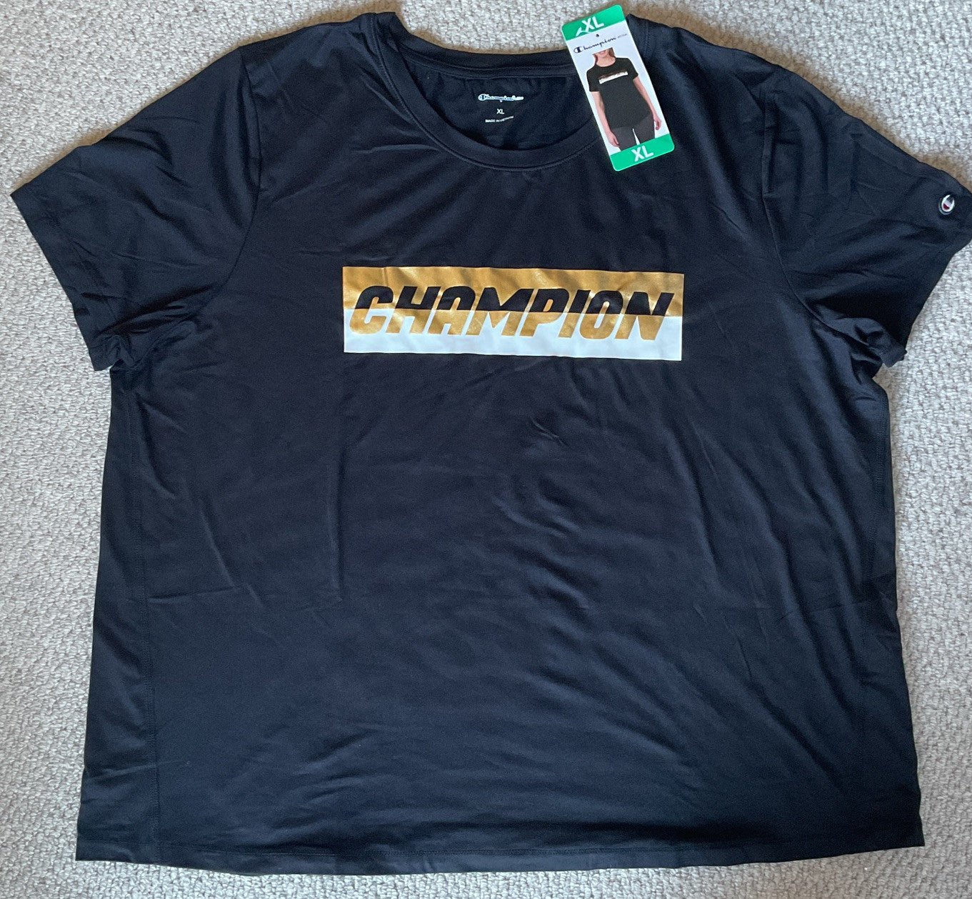Champion Elite Women’s T-Shirt Adults - BNWT - Colours & Sizes White Black Blue