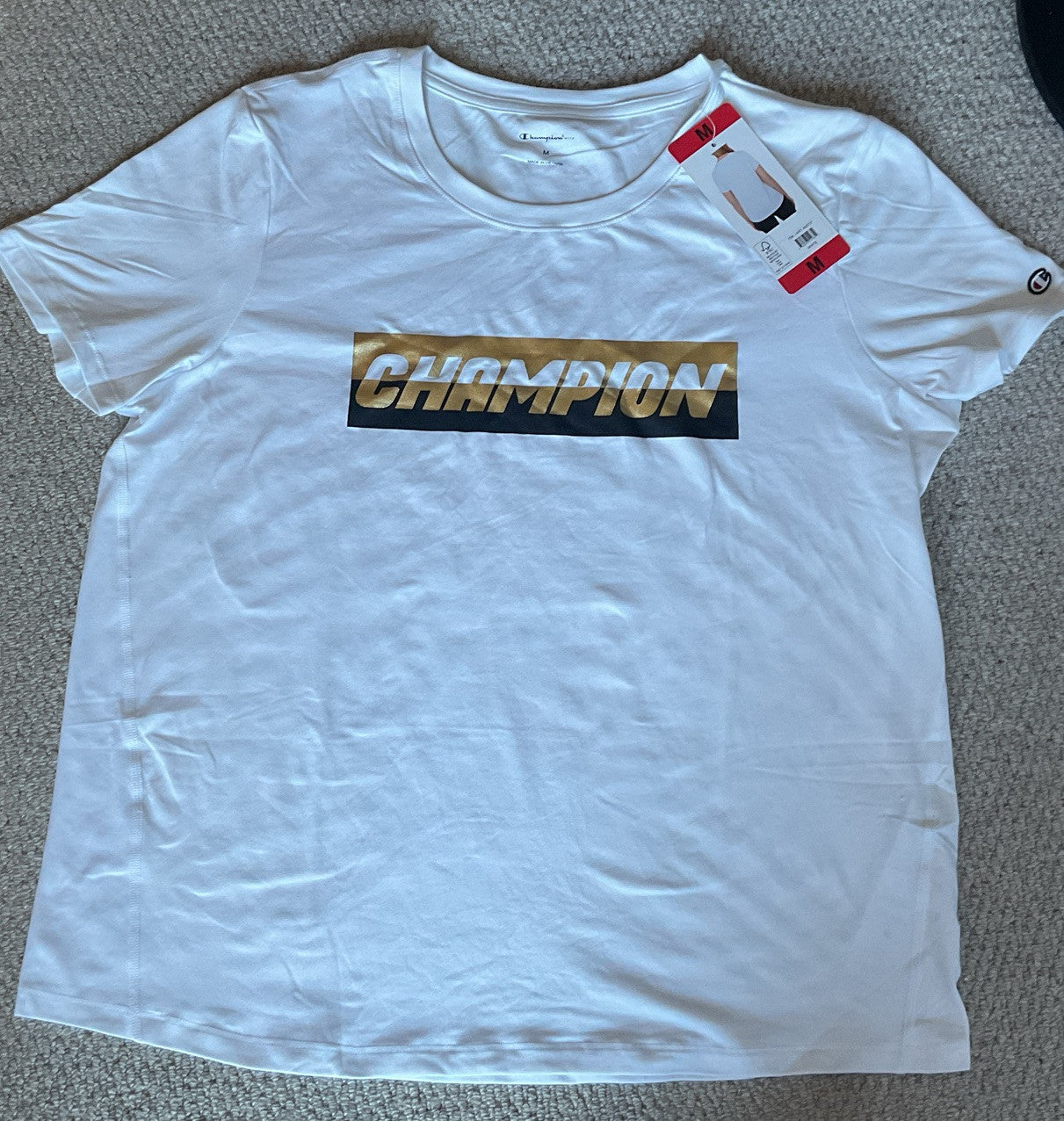 Champion Elite Women’s T-Shirt Adults - BNWT - Colours & Sizes White Black Blue