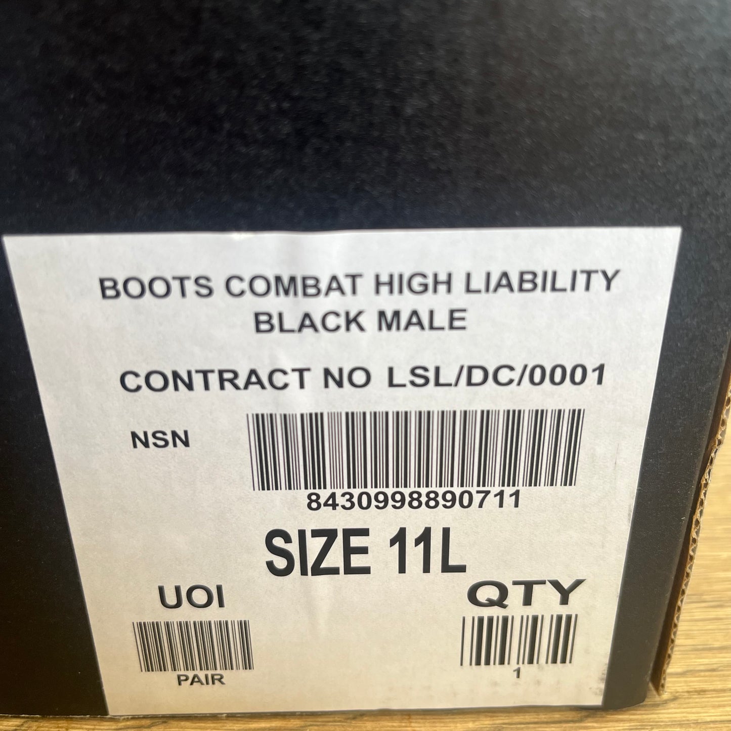 ALTBERG Army Boots Sizes High Liability Defender Combat Black - Brand New - Sizes