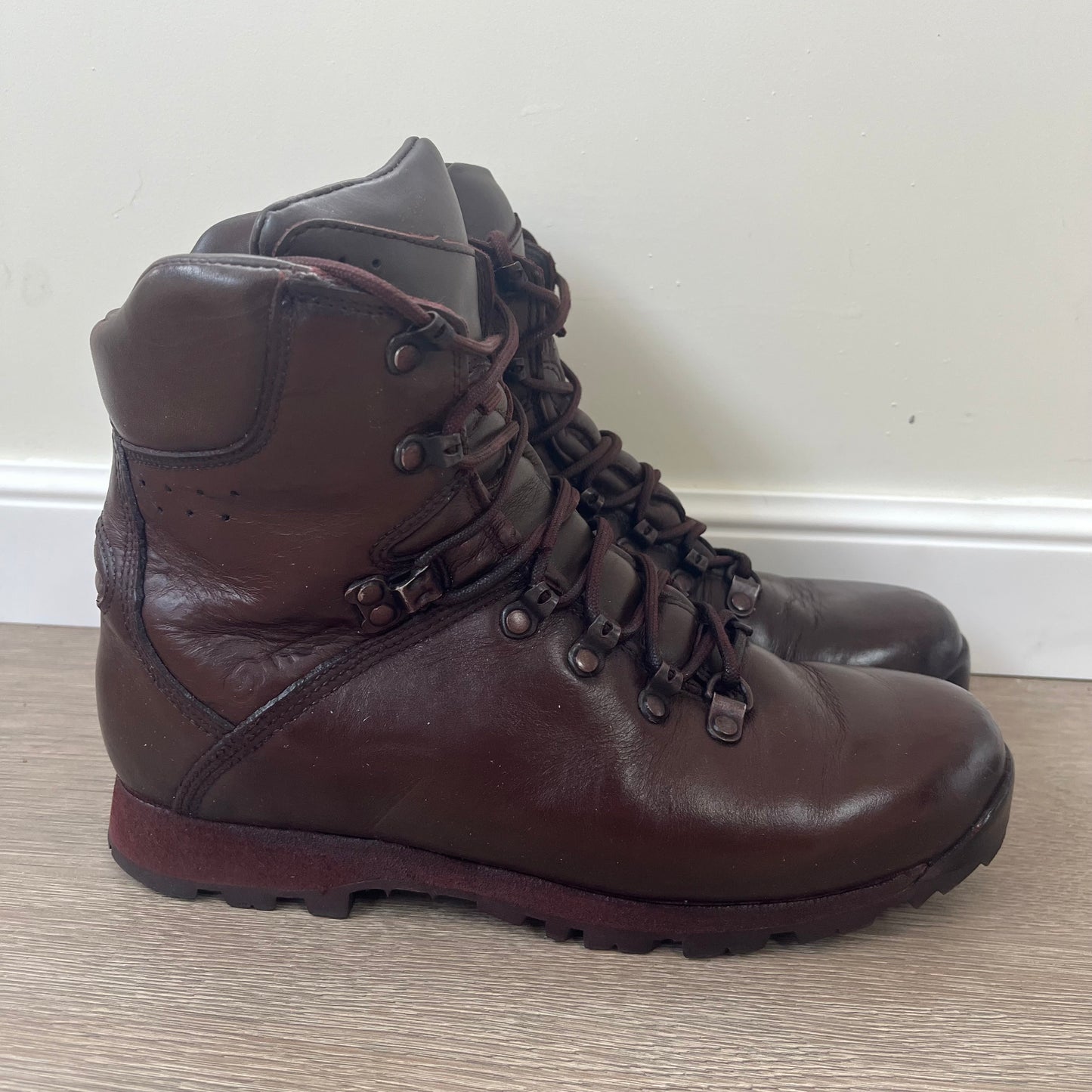 ITURRI British Army Patrol Brown Lightweight Leather Boots Combat Used - Sizes