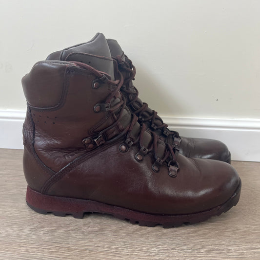 ITURRI British Army Patrol Brown Lightweight Leather Boots Combat Used - Sizes