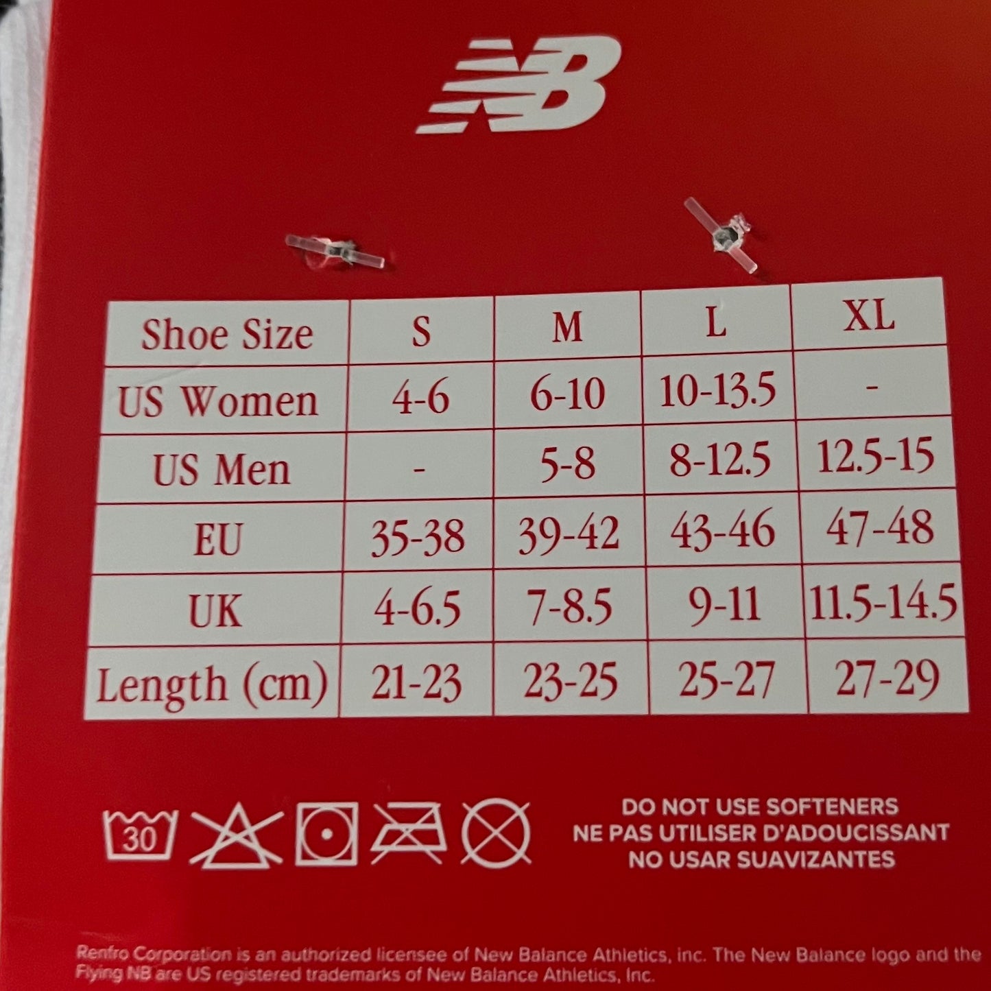 New Balance Crew Socks Men UK Size 7 to 8.5 3 Pairs