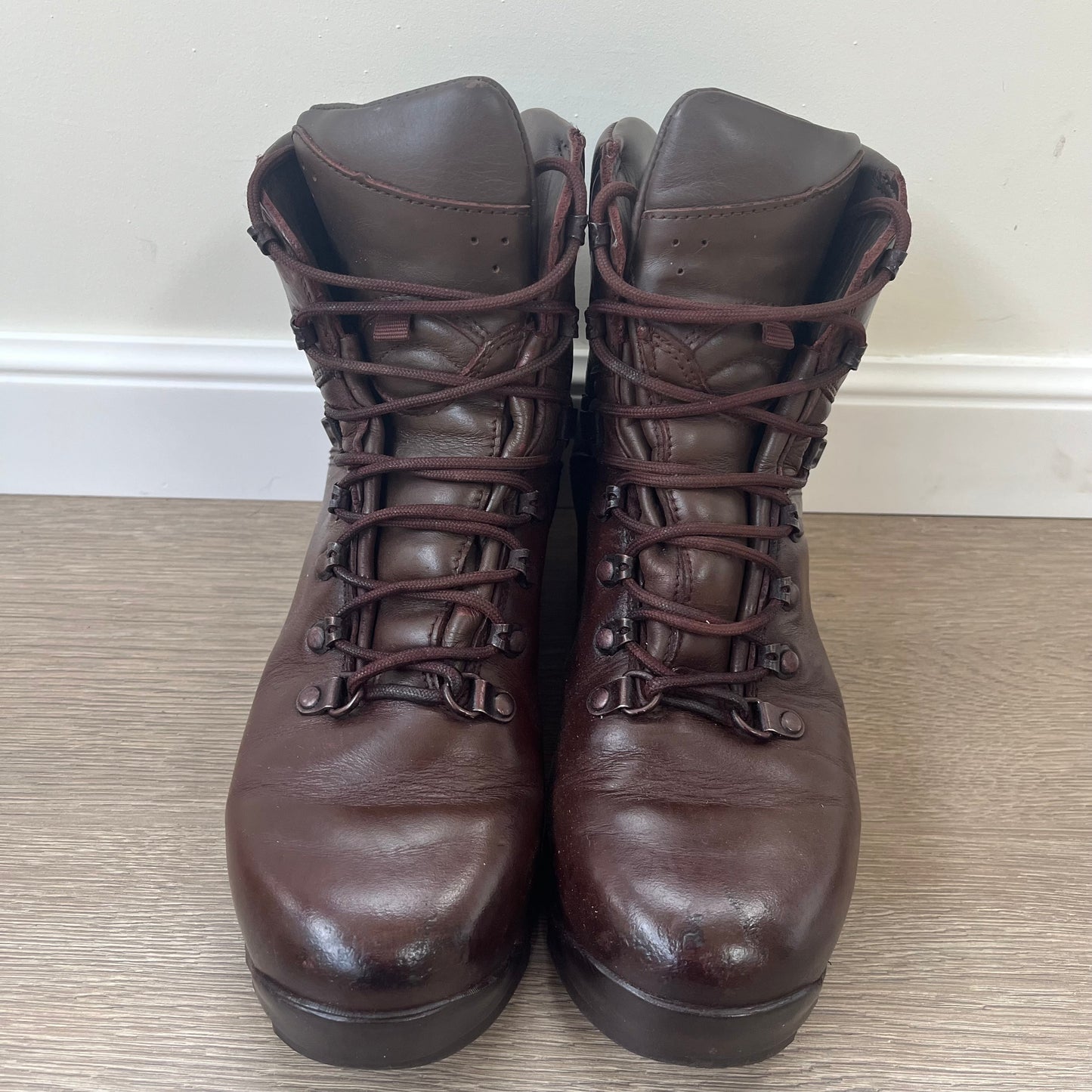 ITURRI British Army Patrol Brown Lightweight Leather Boots Combat Used - Sizes