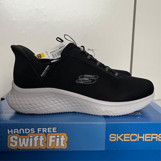 Skechers Mens Swift Fit Black Trainers - Brand New - Sizes