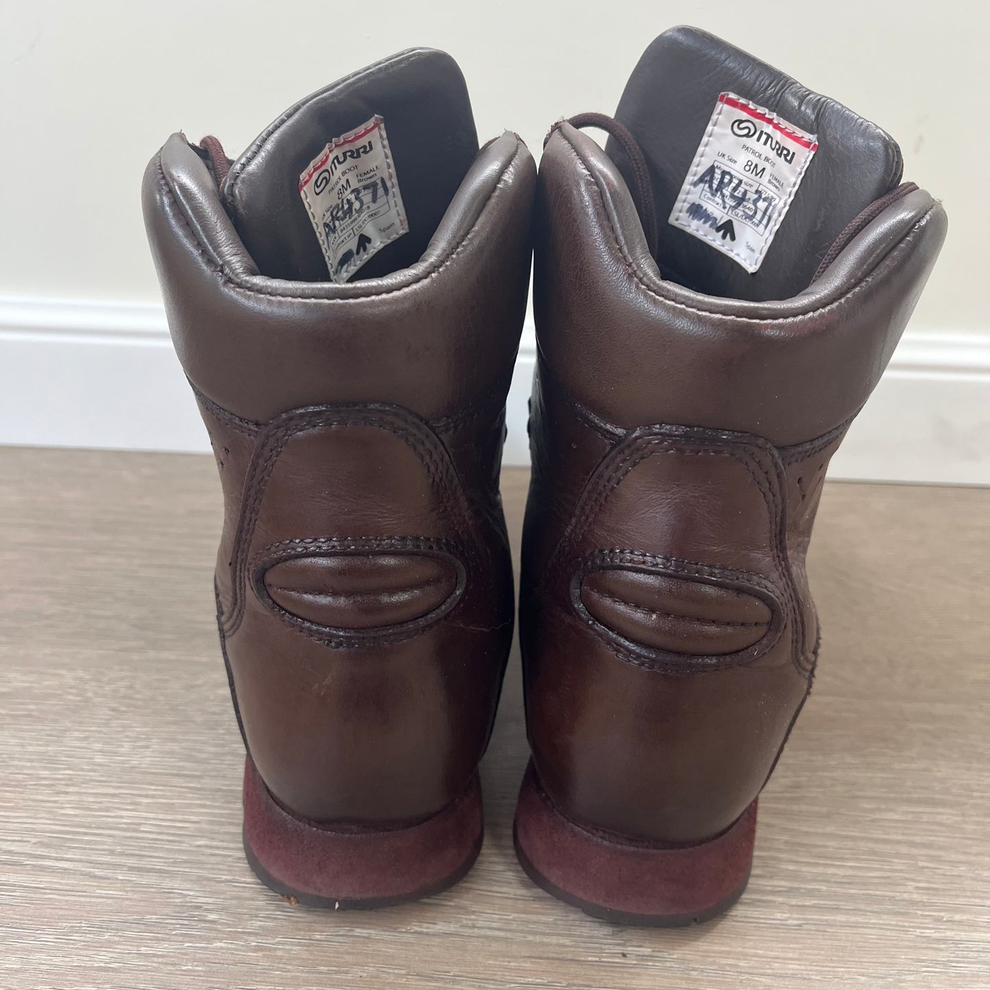 ITURRI British Army Patrol Brown Lightweight Leather Boots Combat Used - Sizes