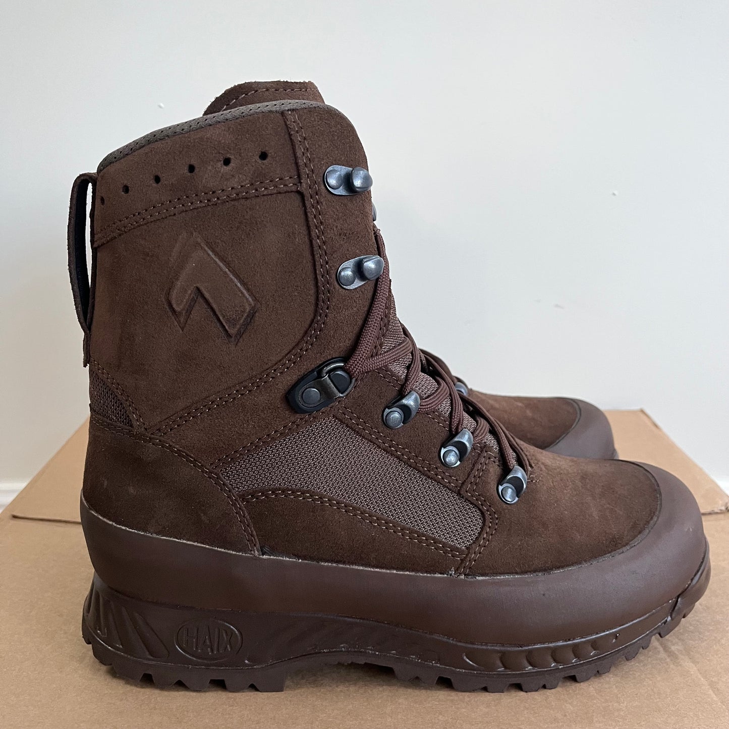 HAIX Suede British Army Surplus Combat Boots Brown - Sizes