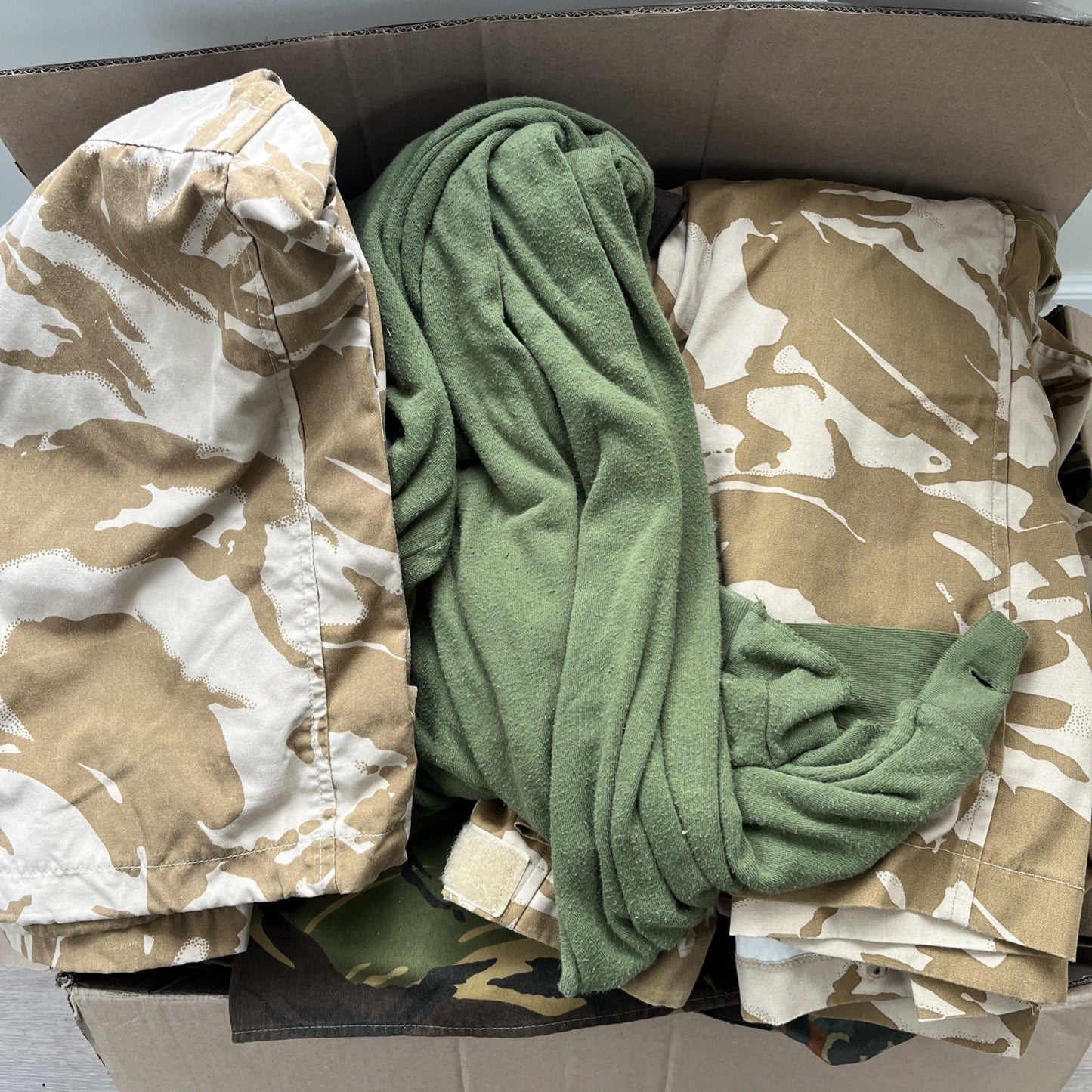 WHOLESALE JOB LOT BRITISH ARMY MILITARY SURPLUS TROUSERS JACKETS MIXED SIZES