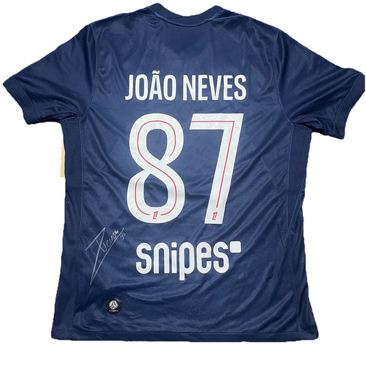 Joao Neves PSG 2025/26 Signed Shirt - Nike Brand New With Tags No COA Size Large