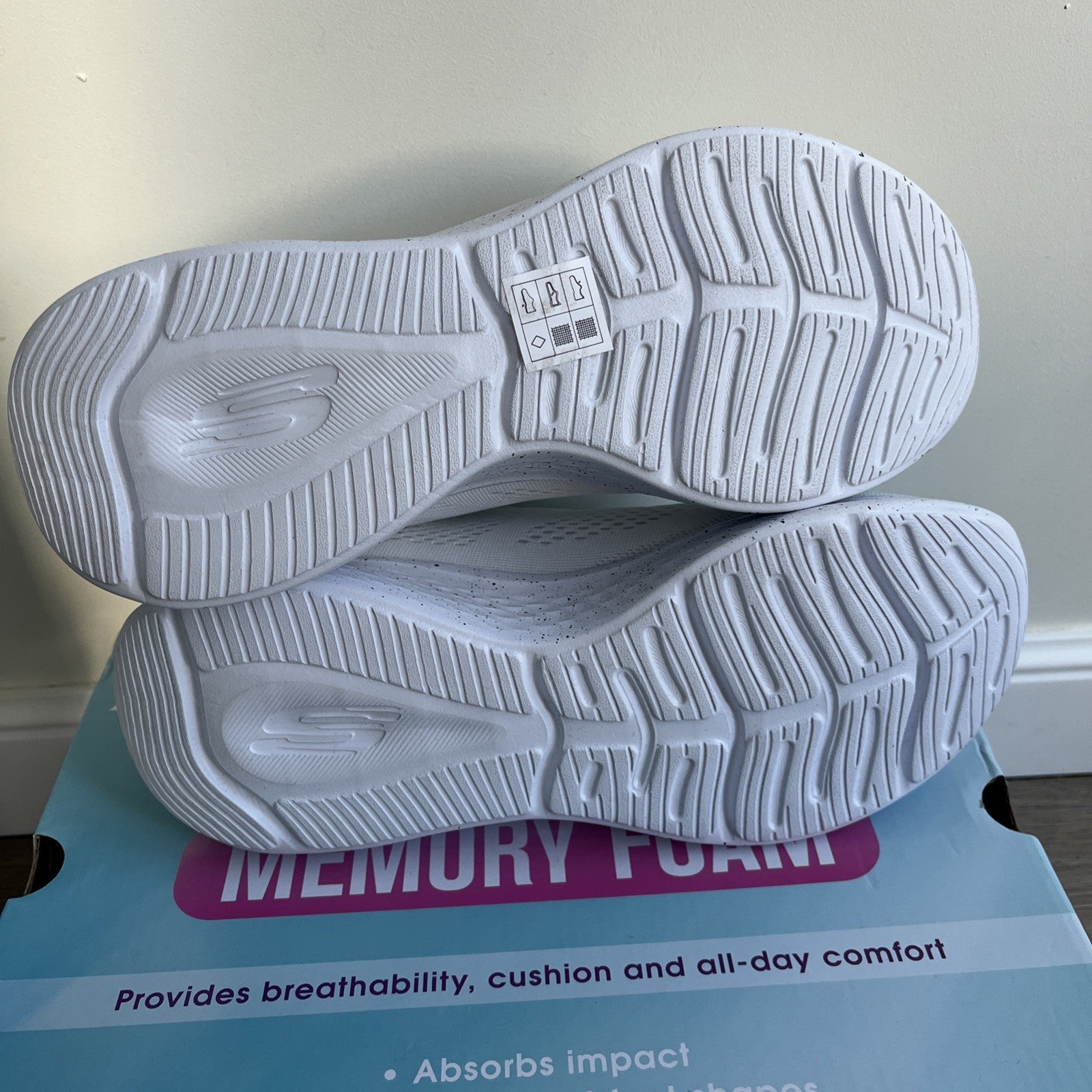Skechers Ladies Skech-Lite Pro Trainer UK Size 6 White Comfort Memory Foam Women