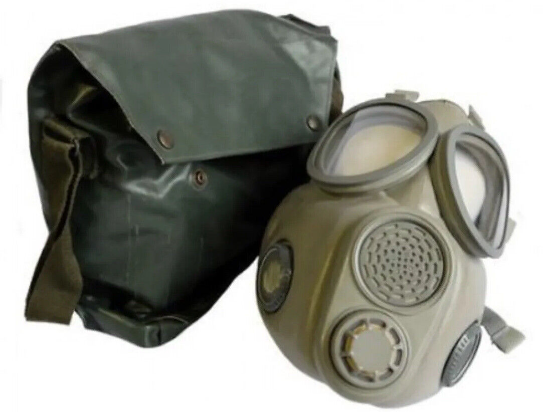 Genuine Czech Army Respirator M10 Bulldog Gas Mask CBRN New With Sealed Filters