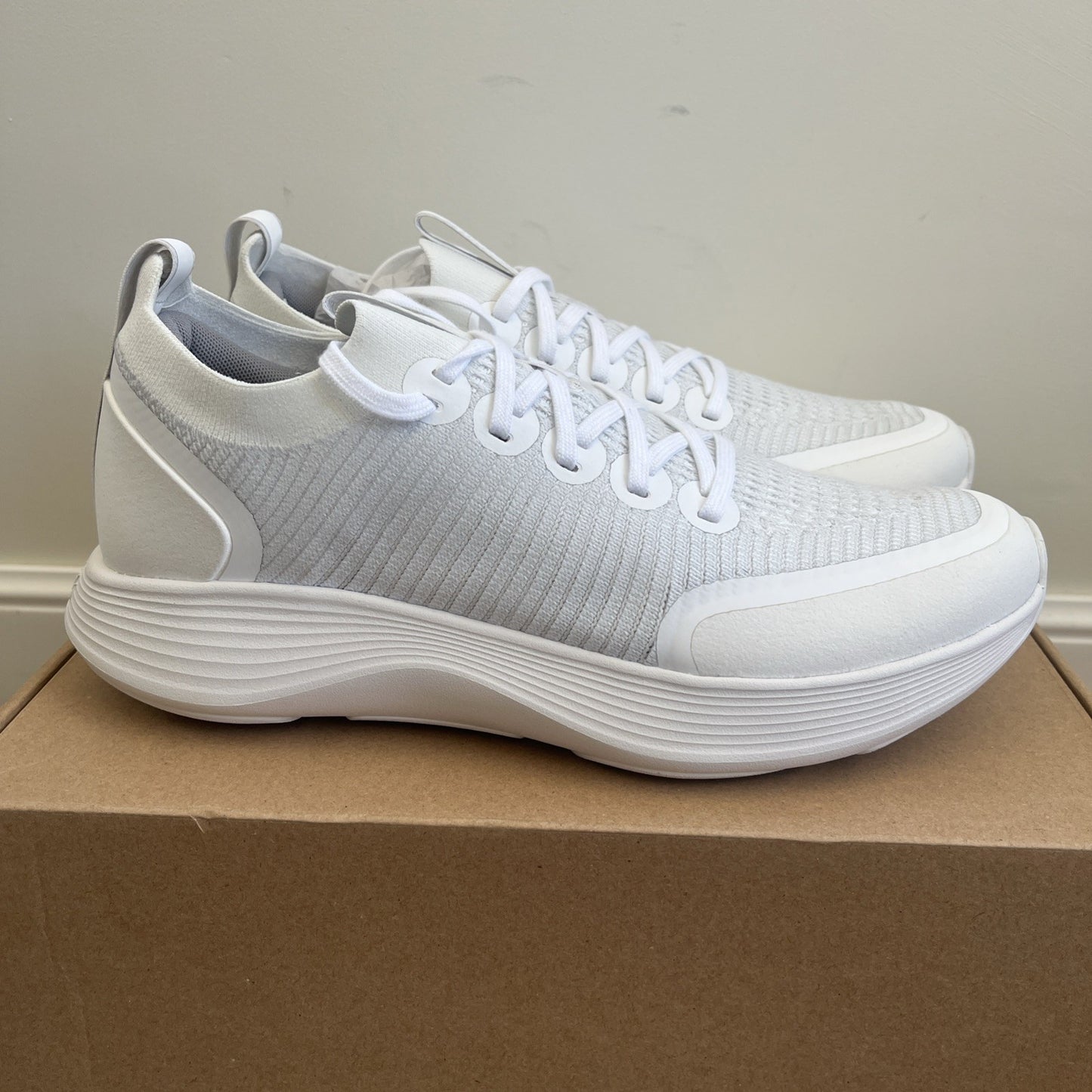 Allbirds Women's Strider Blizzard UK Size 7 White Trainers New In Box Ladies