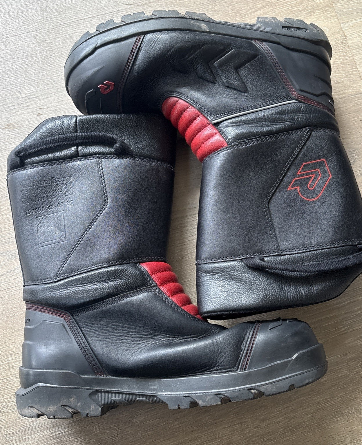 Rosenbauer Firefighter Boots UK 9 Fire Rescue Safety Leather Boots