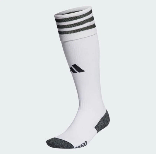 Adidas Adi Sock 23 Football Socks Team White Sports Rugby Hockey Adult UK 9-10