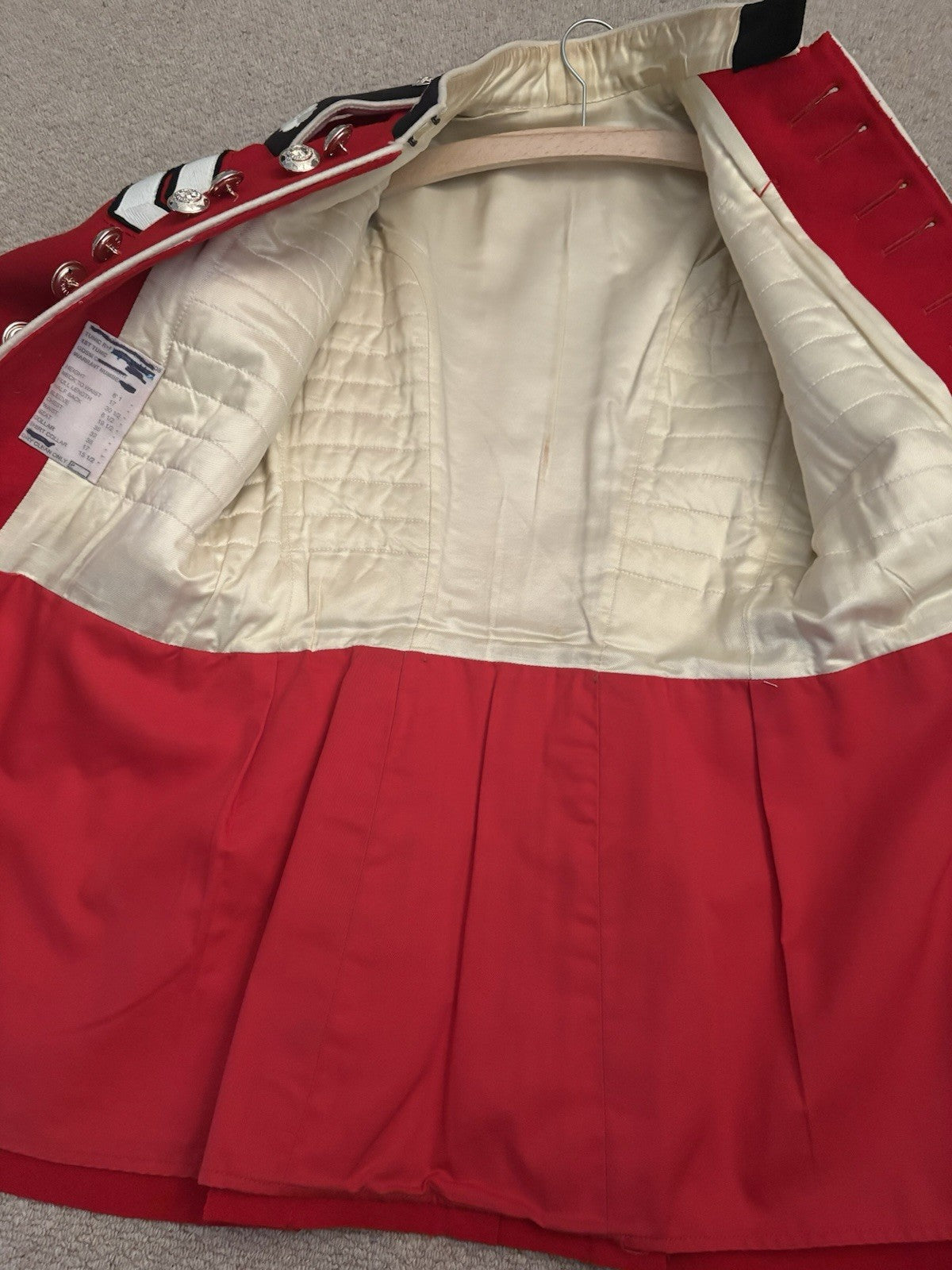 Coldstream Guards Red Tunic British Army Issue Footguard Ceremony Jacket Fashion
