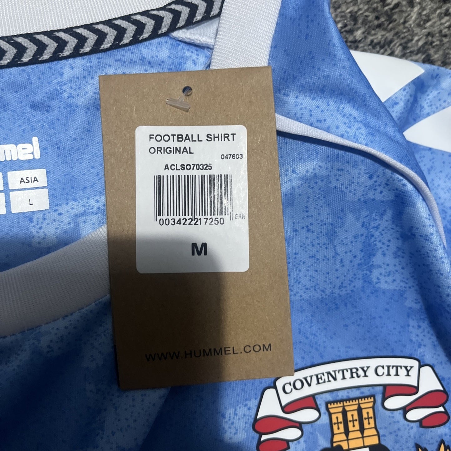 Mason-Clark Medium Professional Signed Coventry City Shirt 25/26 No COA Hummel