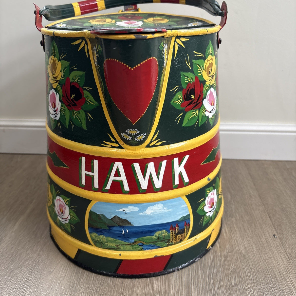 Beautiful Barge Ware / Canal Ware Buckby Canal Boat, Narrow Boat HAWK