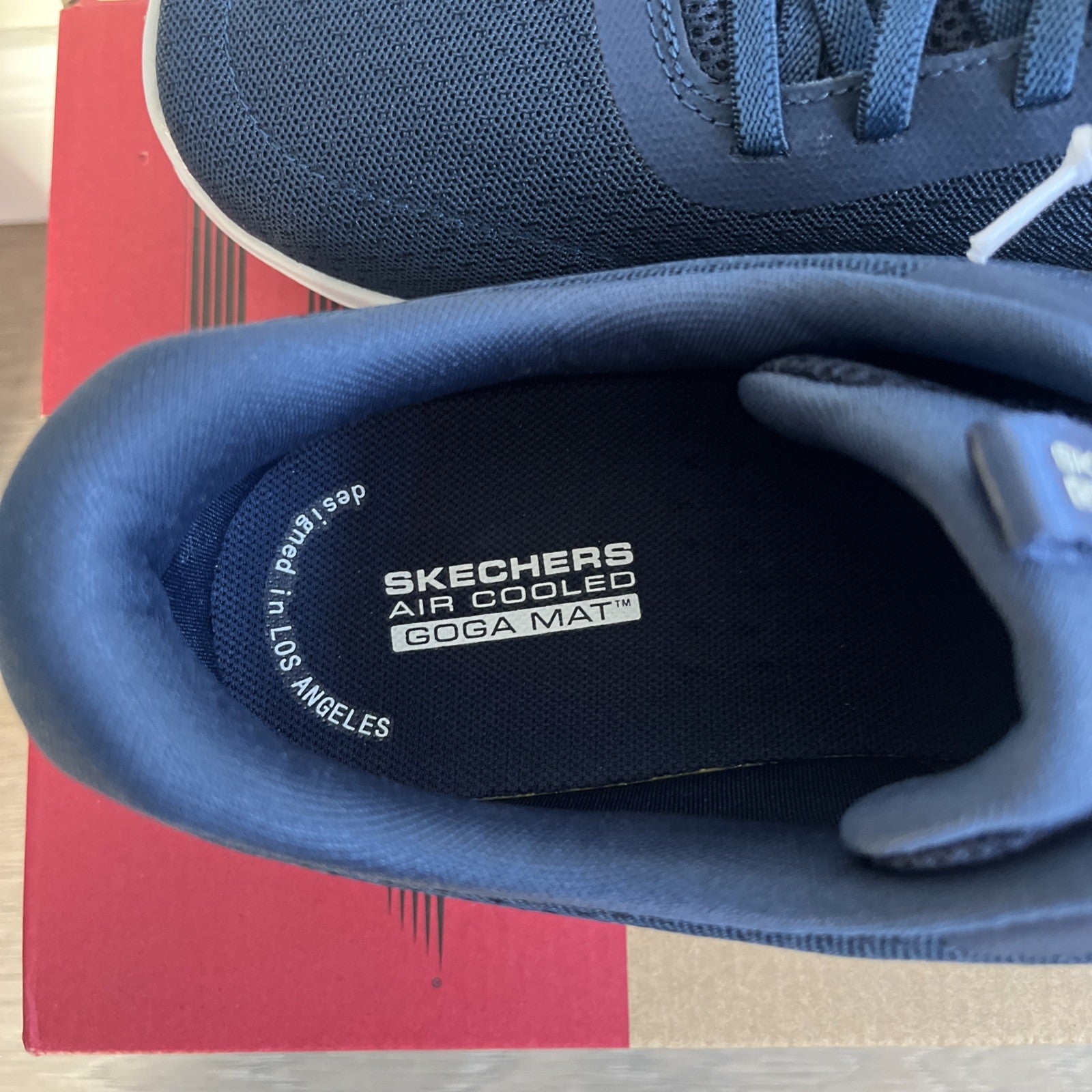 Skechers Navy White Ladies Go Walk Joy UK Size 8 Brand New Lightweight Trainers