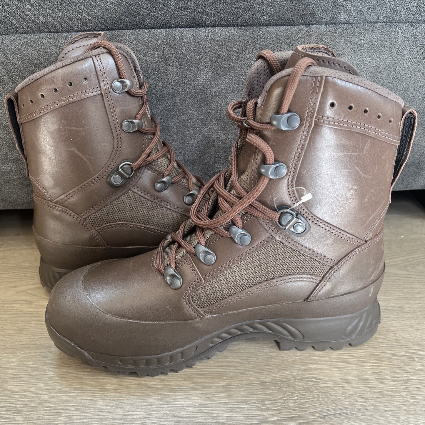 HAIX Hiking Walking Work Combat Boots Army High Liability UK 7W Used Super