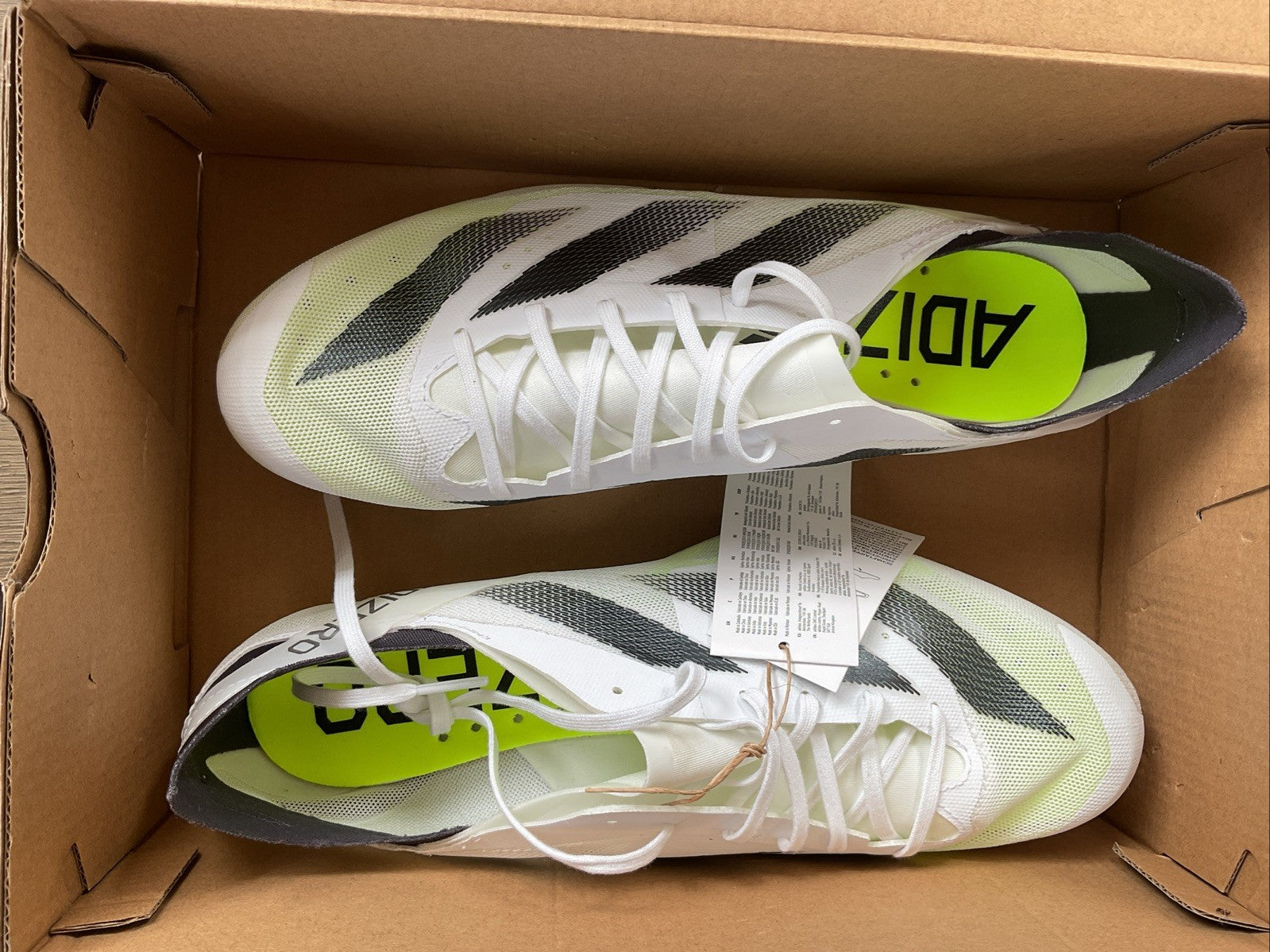 Adidas Adizero Finesse Size 9 BNWT WHITE TRACK AND FIELD