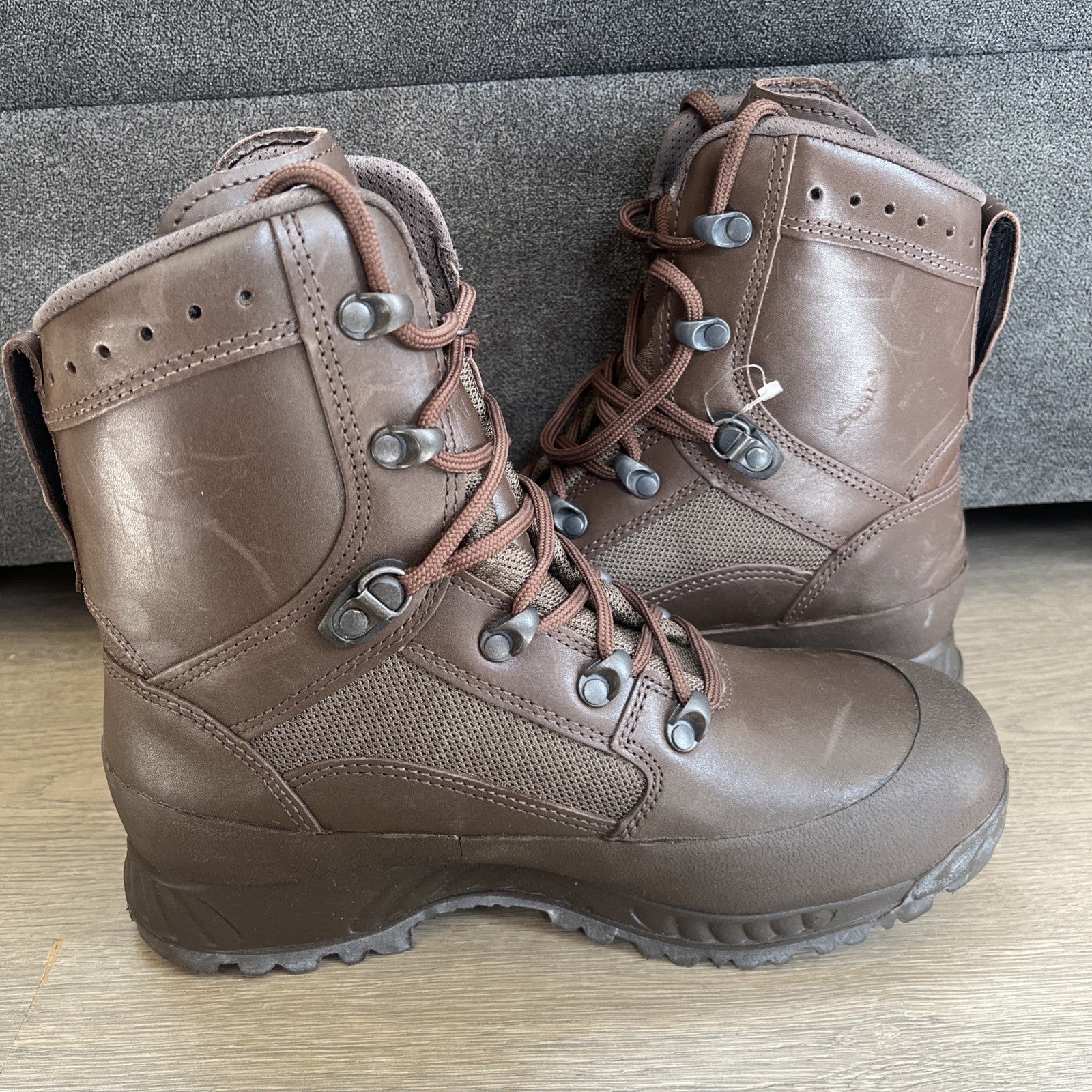 HAIX Hiking Walking Work Combat Boots Army High Liability UK 7W Used Super