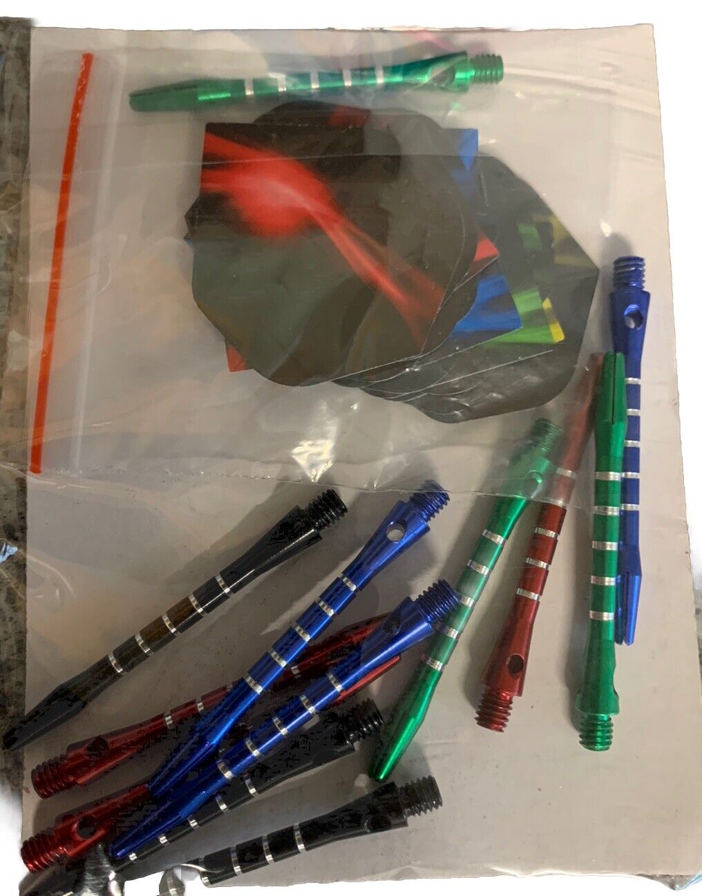 12 PCs Lightweight Dart Stems Shafts Flights Dart Set Dart Board