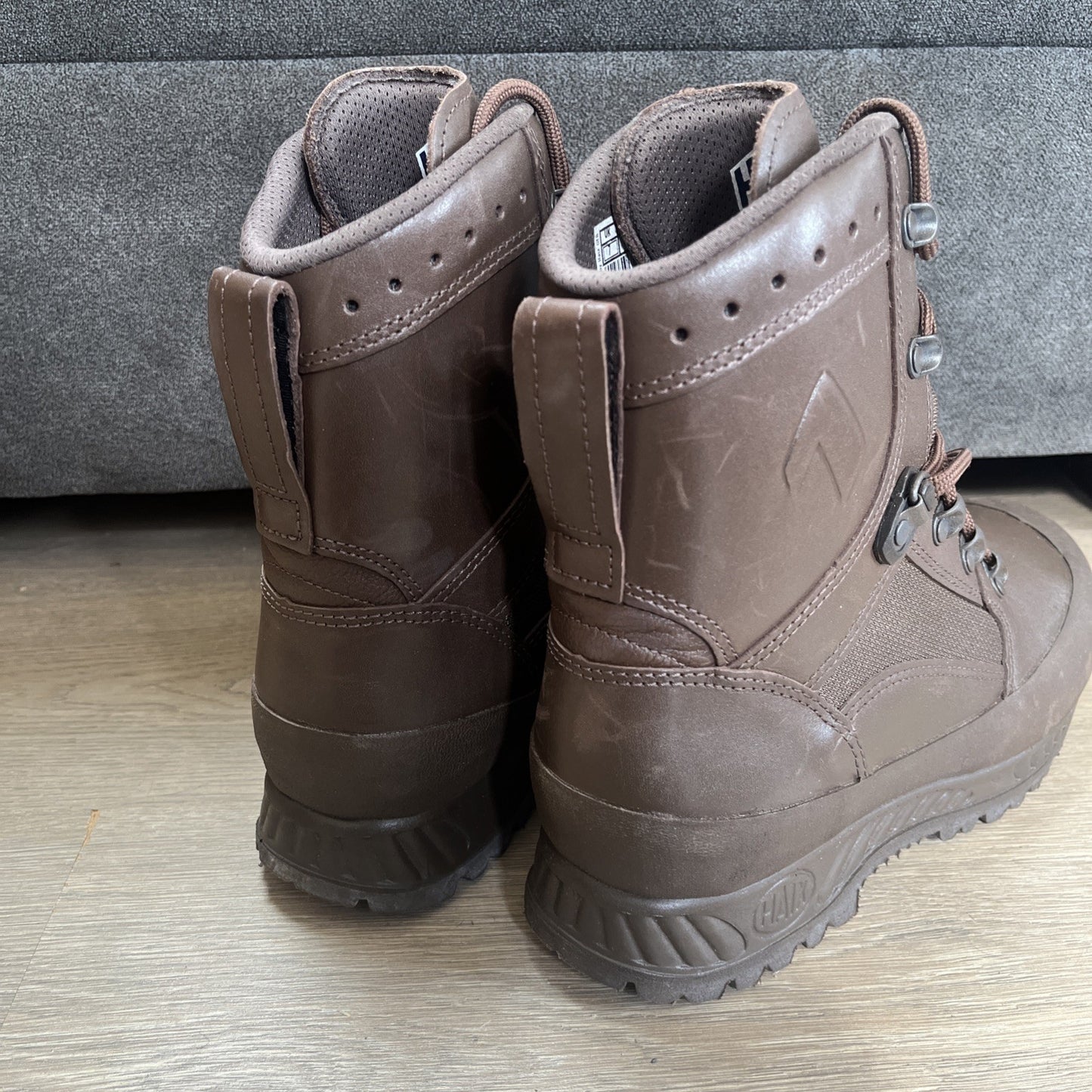 HAIX Hiking Walking Work Combat Boots Army High Liability UK 7W Used Super